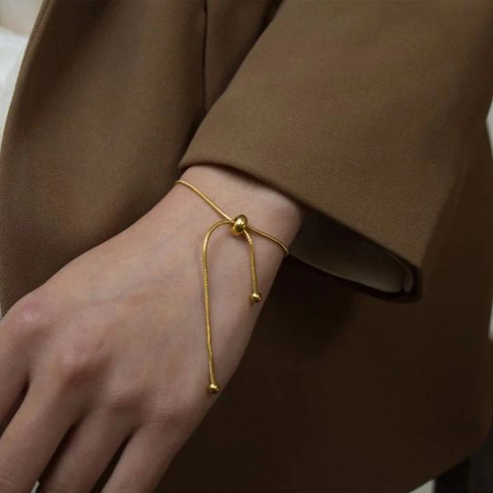 Golden Tie Armband